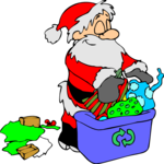 Recycling - Santa