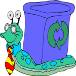 Recycling Bin - Snail