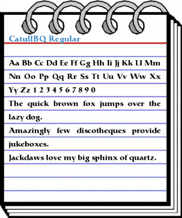 CatullBQ Regular Font