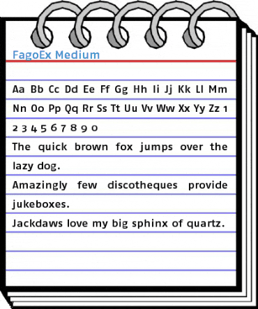FagoEx Medium Font
