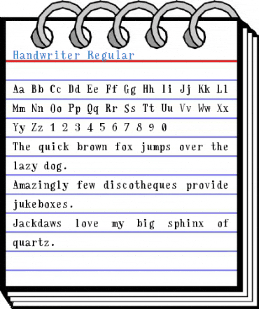 Handwriter Regular Font