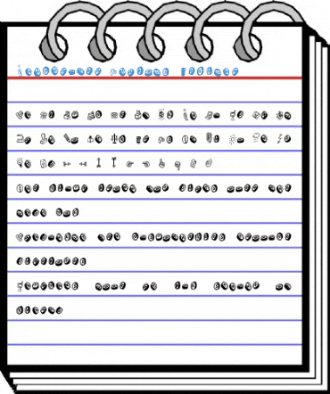 Handwriter-Symbols Regular Font