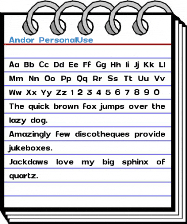 Andor PersonalUse Font