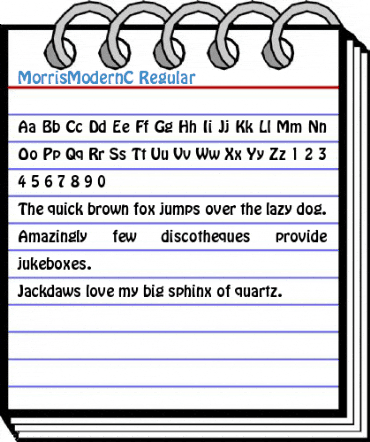MorrisModernC Regular Font