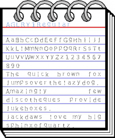 AGLRY 1 Font