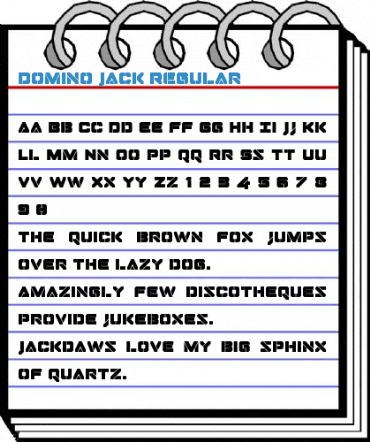Domino Jack Regular Font