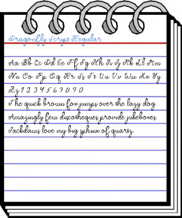 Dragonfly Script Regular Font
