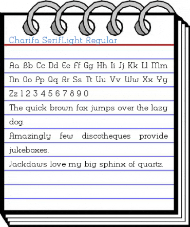 Charifa SerifLight Font