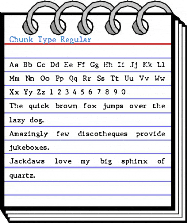 Chunk Type Regular Font