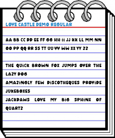 Love Castle Demo Regular Font