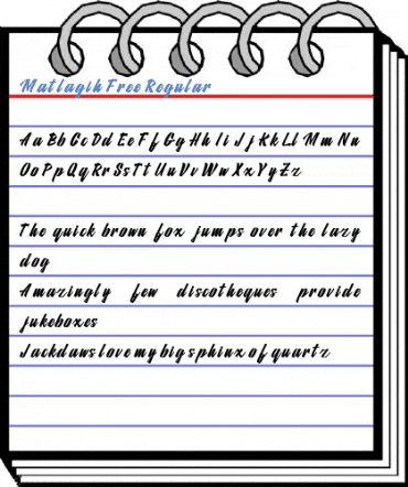 Matlagih Free Regular Font