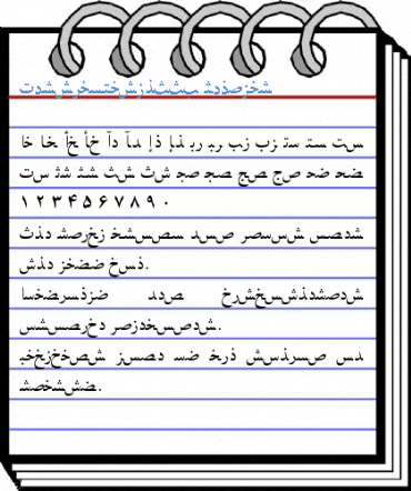 PersianNaskhSSK Regular Font