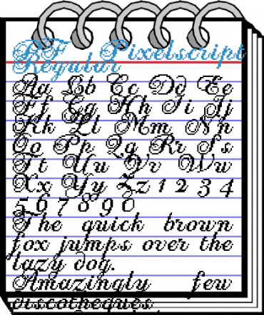 PF Pixelscript Pro Font