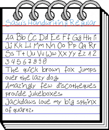 Sasu's Handwriting Regular Font