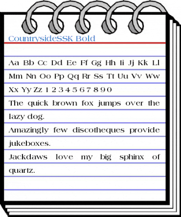 CountrysideSSK Font