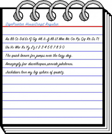 SignPainter HouseScript Regular Font