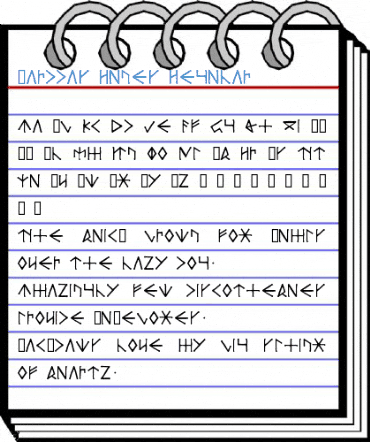 Barddas Runes Regular Font