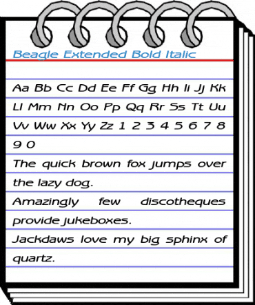 Beagle Extended Font