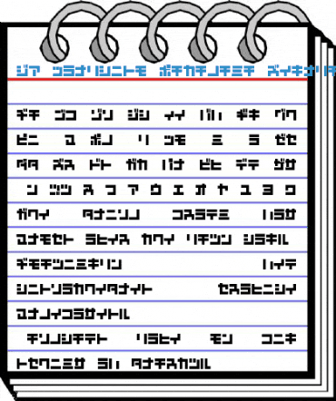 D3 Mouldism Katakana Regular Font