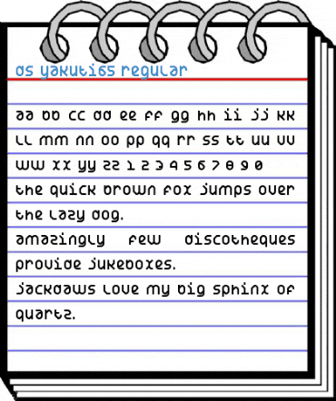 DS Yakuti65 Regular Font