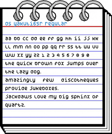 DS Yakuti65R Regular Font