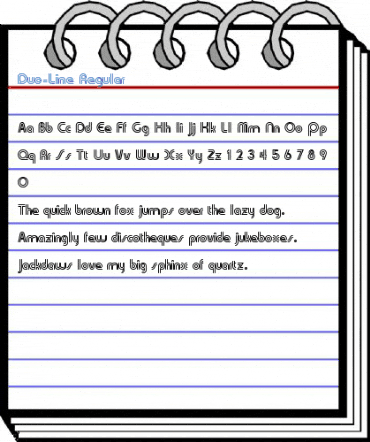 Duo-Line Font
