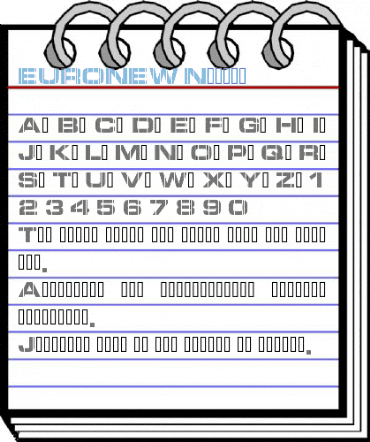 EURONEW Normal Font