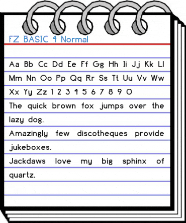 FZ BASIC 4 Font