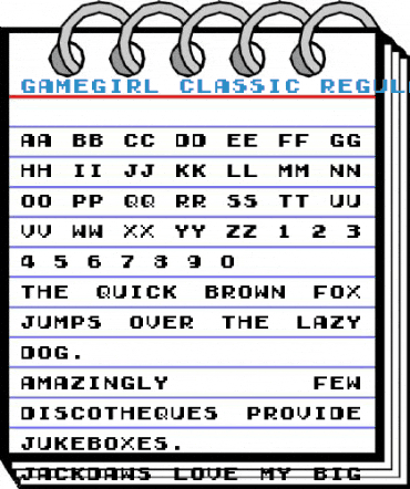 Gamegirl Classic Font