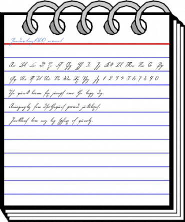 Handwriting1800 Font