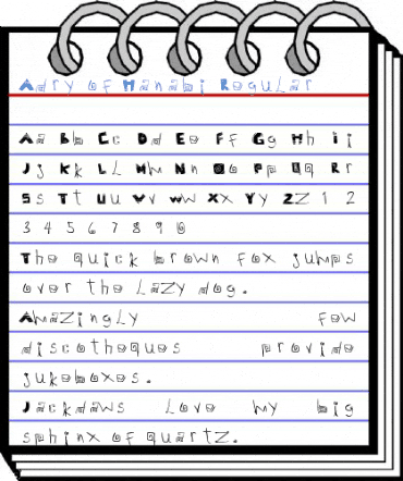 Adry of Hanabi Regular Font