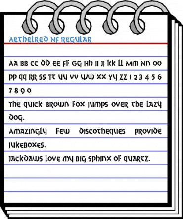 Aethelred NF Font
