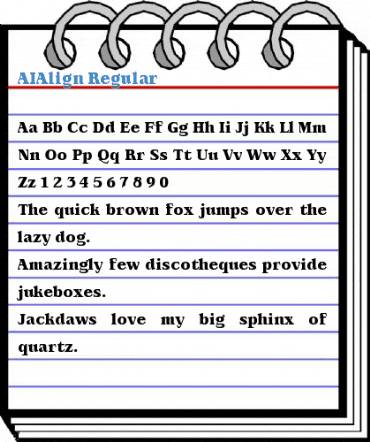 AIAlign Regular Font