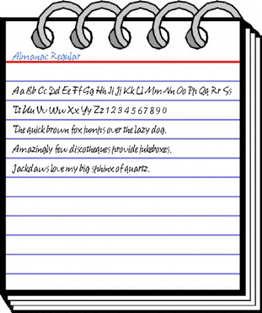 Almanac Regular Font