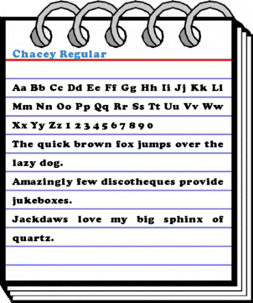 Chacey Regular Font