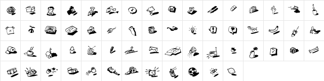 yodle Regular Character Map yodle Regular Character Map