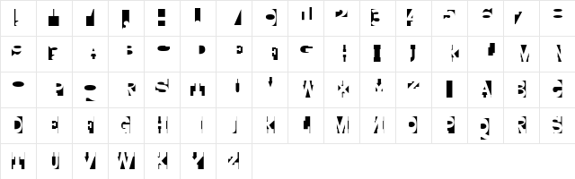 Yurnacular Medium Character Map Yurnacular Medium Character Map