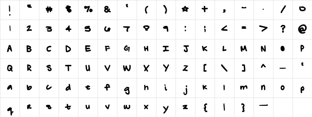 ZebraFlames Bold Regular Character Map ZebraFlames Bold Regular Character Map