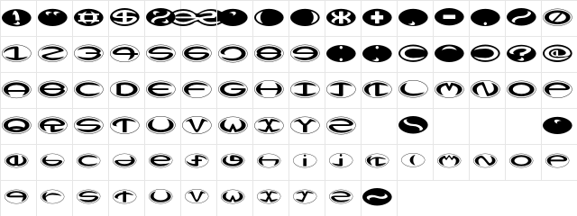 Dactylo SemiBold Character Map Dactylo SemiBold Character Map