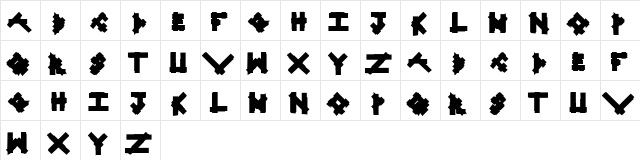 Linear Curve Fatty Normal Character Map Linear Curve Fatty Normal Character Map