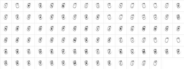 LD Dog Tags Regular Character Map LD Dog Tags Regular Character Map