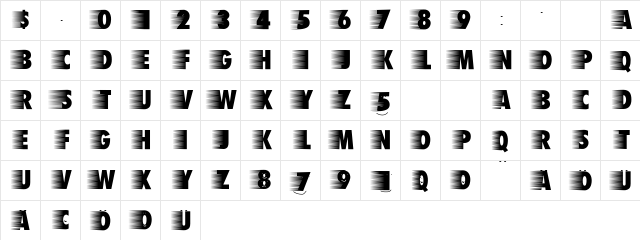 BreezeStarboards Regular Character Map BreezeStarboards Regular Character Map