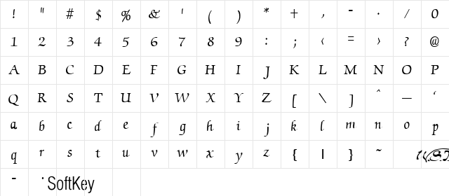 ChancesAre Lite Regular Character Map ChancesAre Lite Regular Character Map