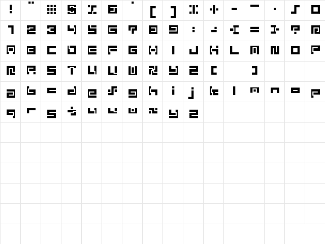D3 Superimposism Inline Regular Character Map D3 Superimposism Inline Regular Character Map