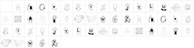LMS Now I Know My ABCs Regular Character Map LMS Now I Know My ABCs Regular Character Map
