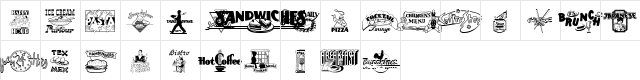 Eating Out Regular Character Map Eating Out Regular Character Map