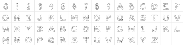 Gauze Strips Gauze Strips Character Map Gauze Strips Gauze Strips Character Map