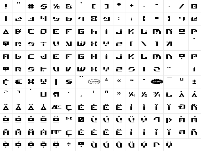 Generation Nth Expanded Expanded Character Map Generation Nth Expanded Expanded Character Map