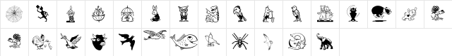 Karen Helenes Dingbats Regular Character Map Karen Helenes Dingbats Regular Character Map