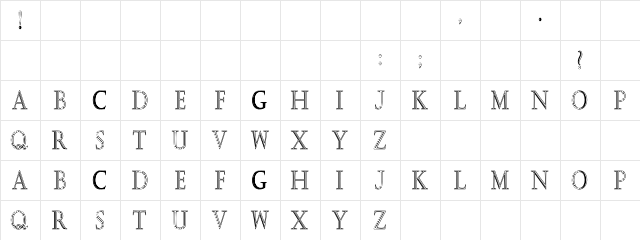 KastellarHC Regular Character Map KastellarHC Regular Character Map